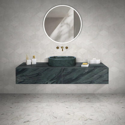 Bathroom Vessel Sink, Semi Polished Surface