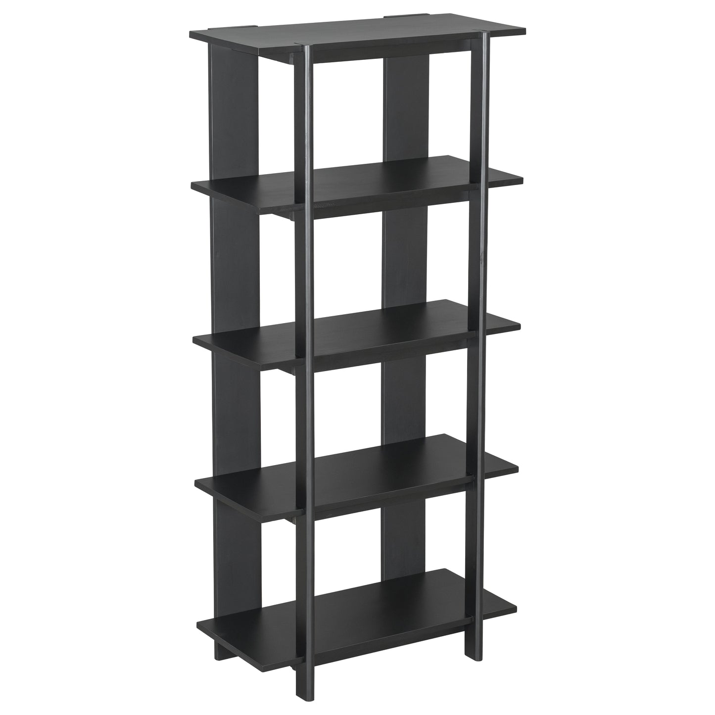 4-Tier Wooden Open Bookcase