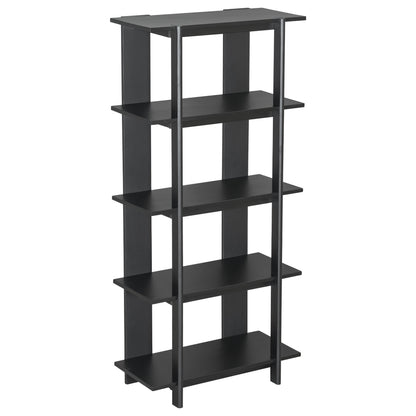 4-Tier Wooden Open Bookcase