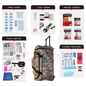 WSK Elite 72-Hour Emergency Evacuation Survival Rolling Bag