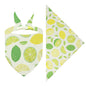 Cross-border New Cartoon Cute Pet Triangle Fresh Fruit Polyester Printed Cat And Dog Saliva Towel Scarf Wholesale