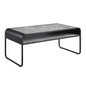 Raziela Concrete Coffee Table - Black / Gray