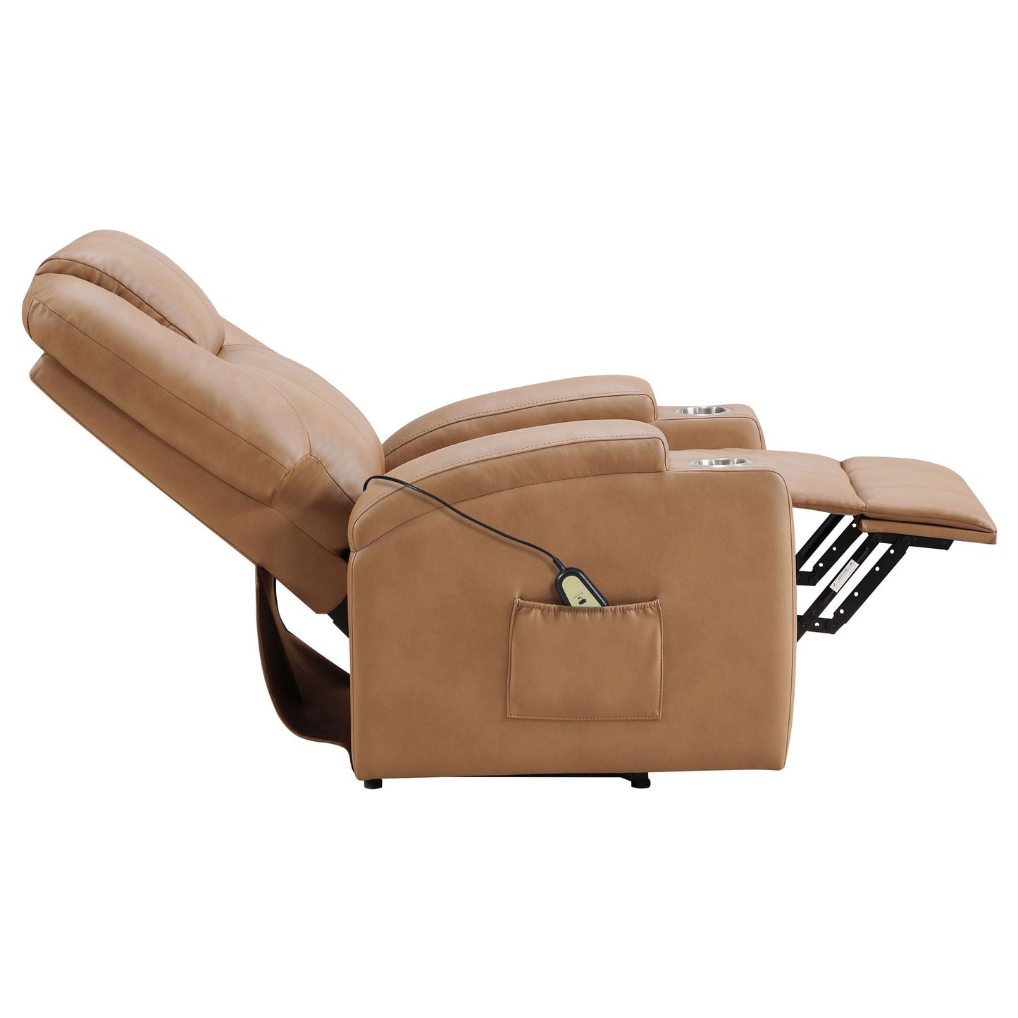 Macklin - Power Lift Massage Recliner With Heat And Dual Cupholders