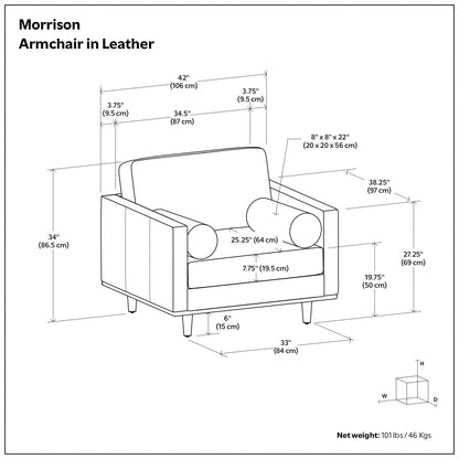 Morrison - Wide Arm Chair