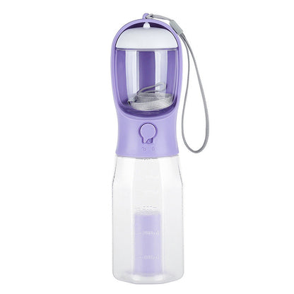 Pet Dog Three-in-one Portable Garbage Bag Filter Multifunctional Water Cup