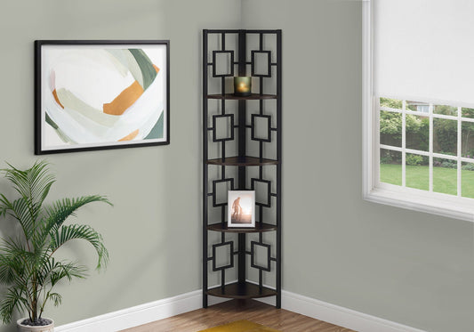 4 Tier Corner Bookshelf - Contemporary & Modern