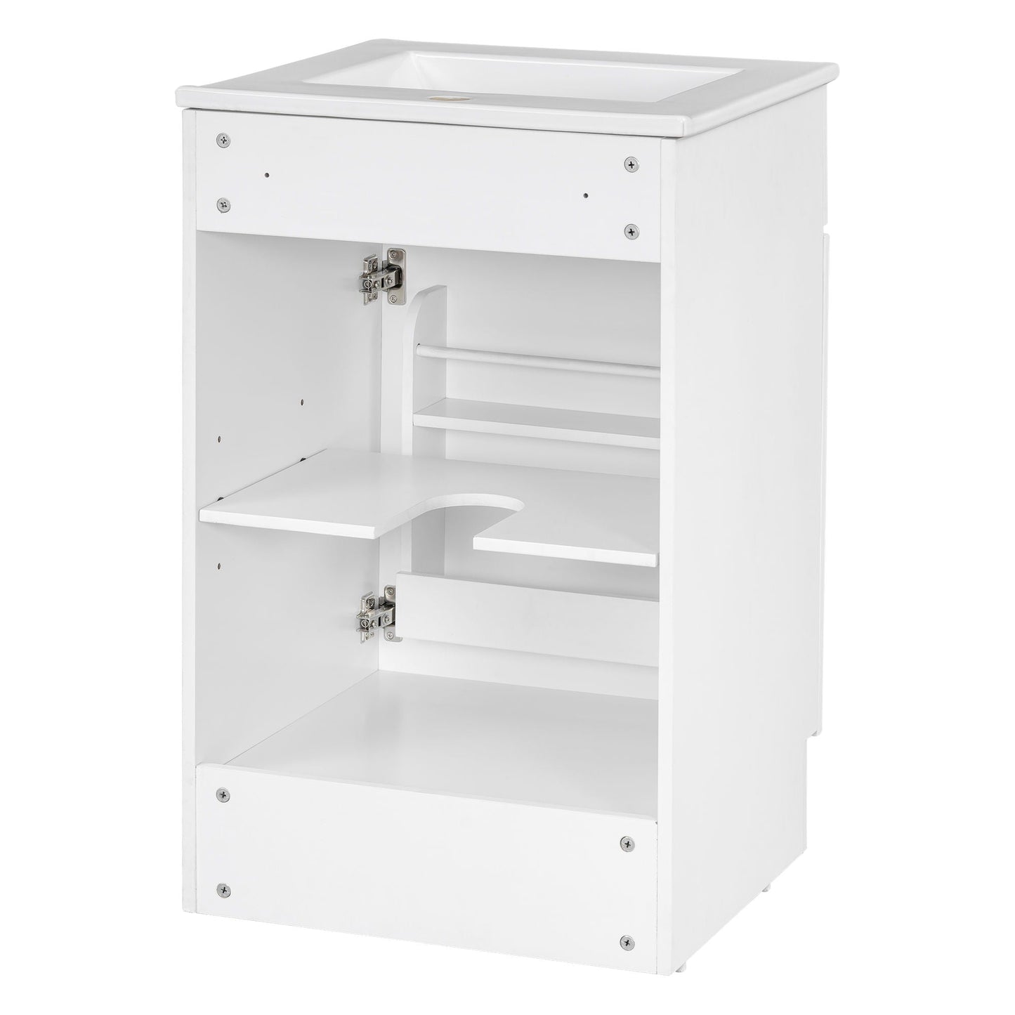 Bathroom Vanity With Sink, Cabinet With Adjustable Shelf