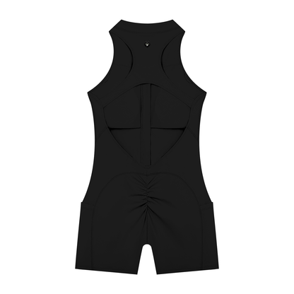 Loki & Ivy Women’s Quarter-Zip Yoga Romper
