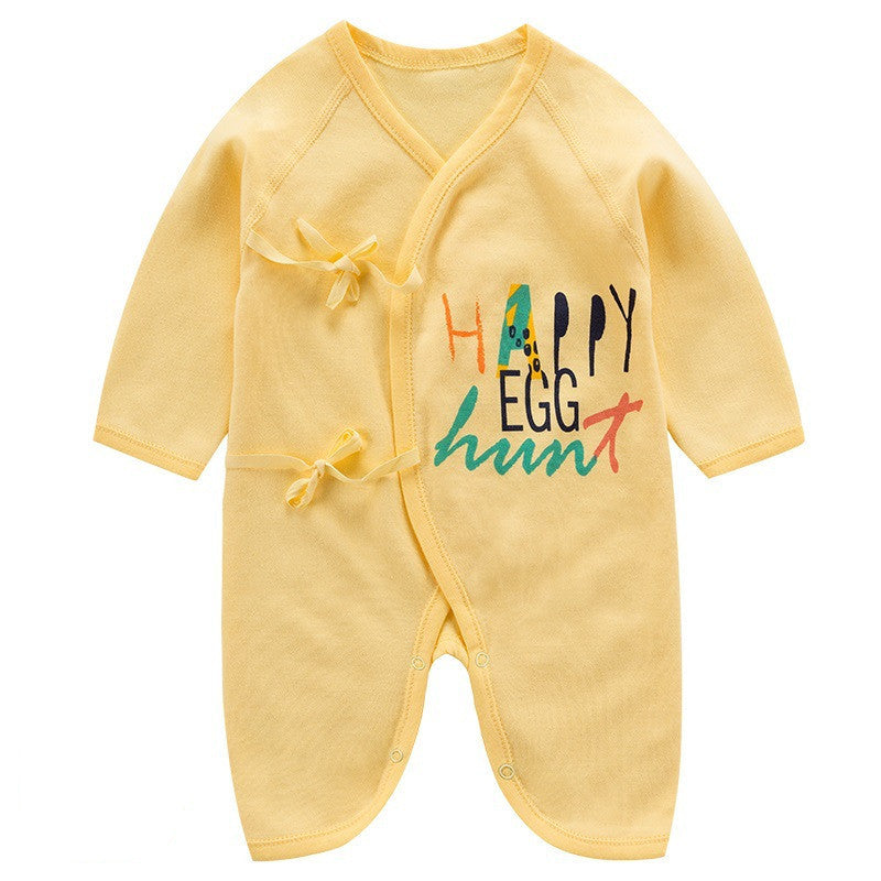 Newborn One-Piece Garment Spring Cotton-Padded Clothes Class A Clothing Bag Fart Suit