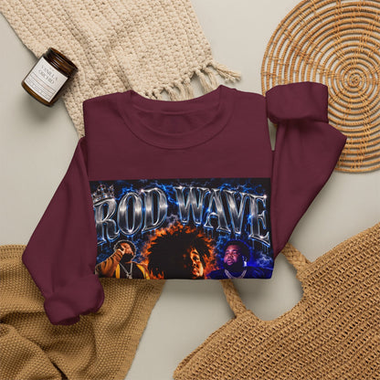 “Rod Wave” Blue Crewneck Sweatshirt