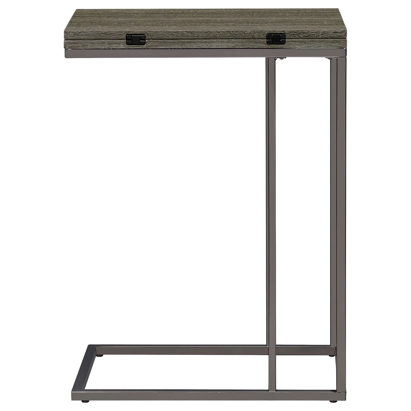Mortimer - Snack Table With Expandable Top - Gray
