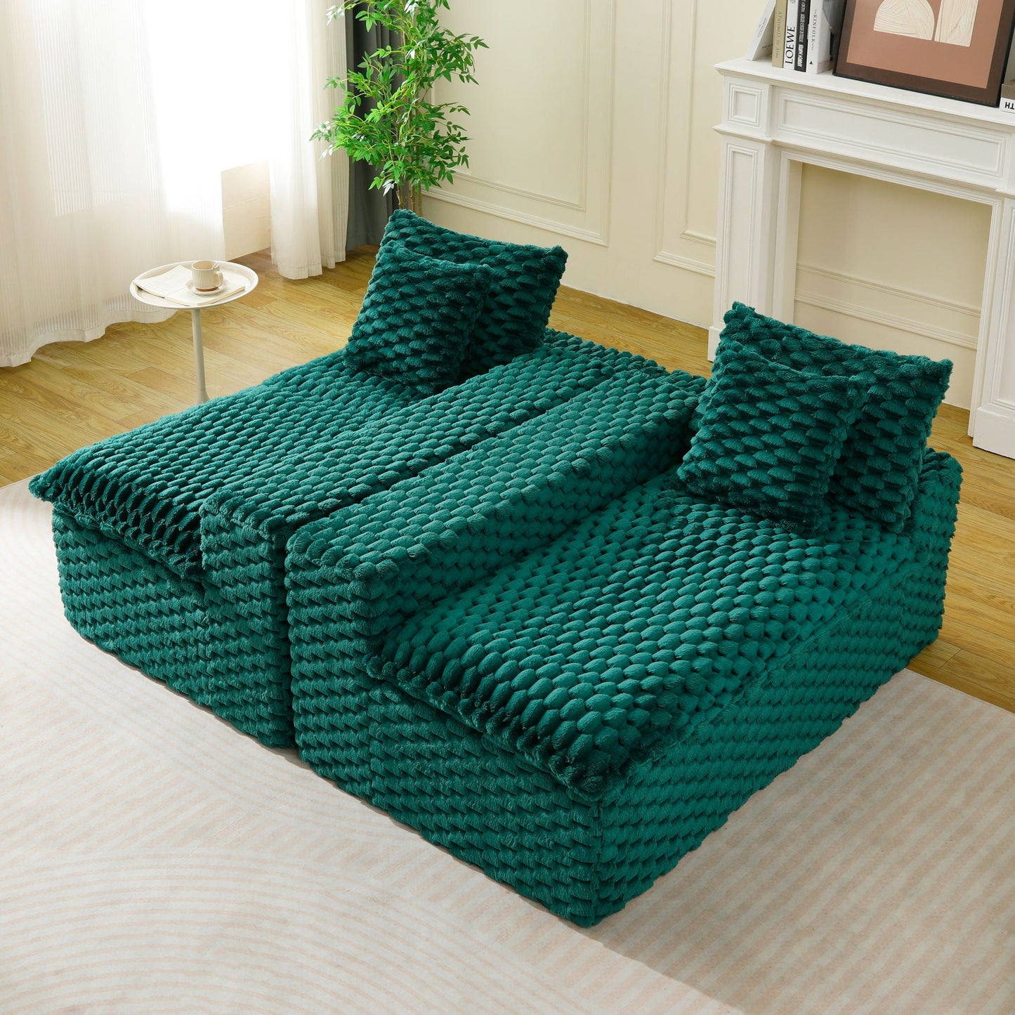 Multifunctional Sofa, Side-By-Side Or Facing Each Other