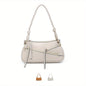 Small Shoulder Bag Unique Handmade Woven Handle hobo