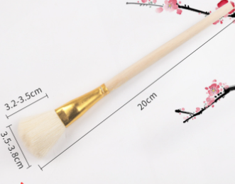 Painting Pen Soft Wool Brush for Watercolor & Oil Tracing on Ceramic Surfaces