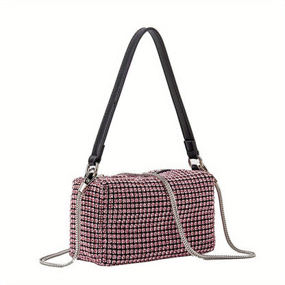 Rhinestone Small Party Bag Chain Evening  Shoulder Purse