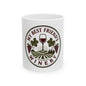My Best Friend's Winery Ceramic Mug — Wine Glass & Grape Vineyard (11oz, 15oz)