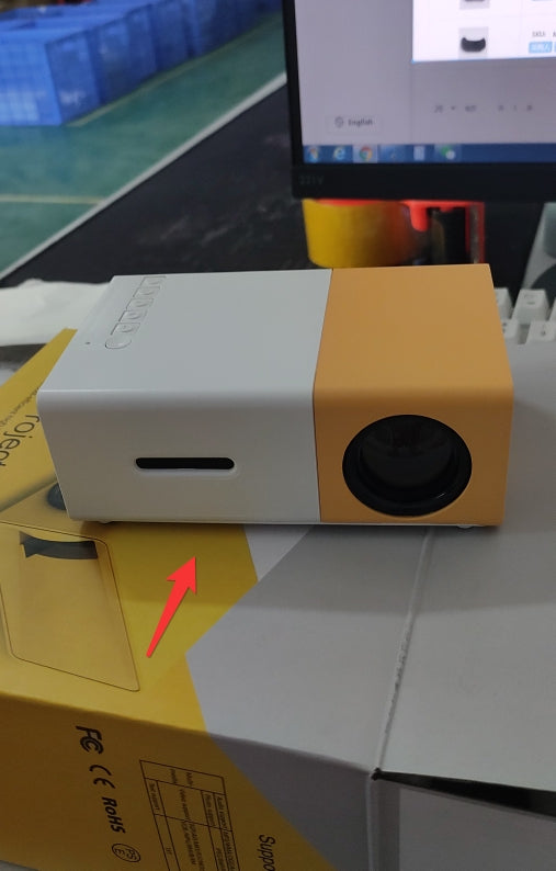 Portable Projector 3D Hd Led Home Theater Cinema HDMI-compatible Usb Audio Projector Yg300 Mini Projector