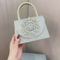 Women's Sparkly Rhinestone Glitter Clutch Purse Evening Handbag Shoulder Bag