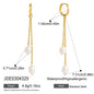 Pearl Chain Drop Earrings Collection