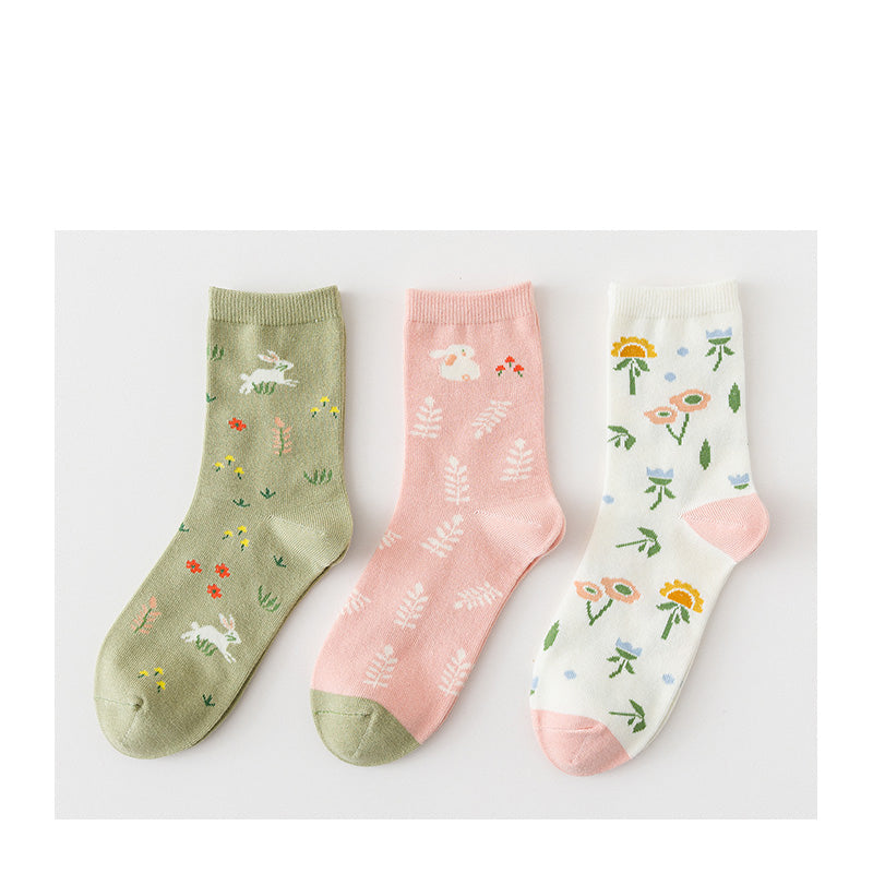 Mid-length socks