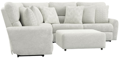 Majesty - Deep Seating Power Reclining Sectional And Ottoman