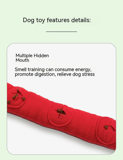Pet Sound Toy Chili Dog Food Hiding Training Smell Puzzle Interaction Slow Food Relieving Stuffy Supplies