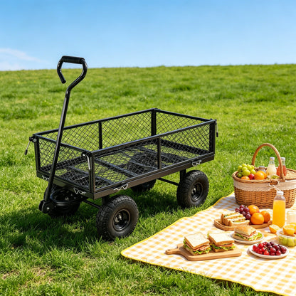 Wagon Cart Garden Cart Trucks Make It Easier to Transport Firewood