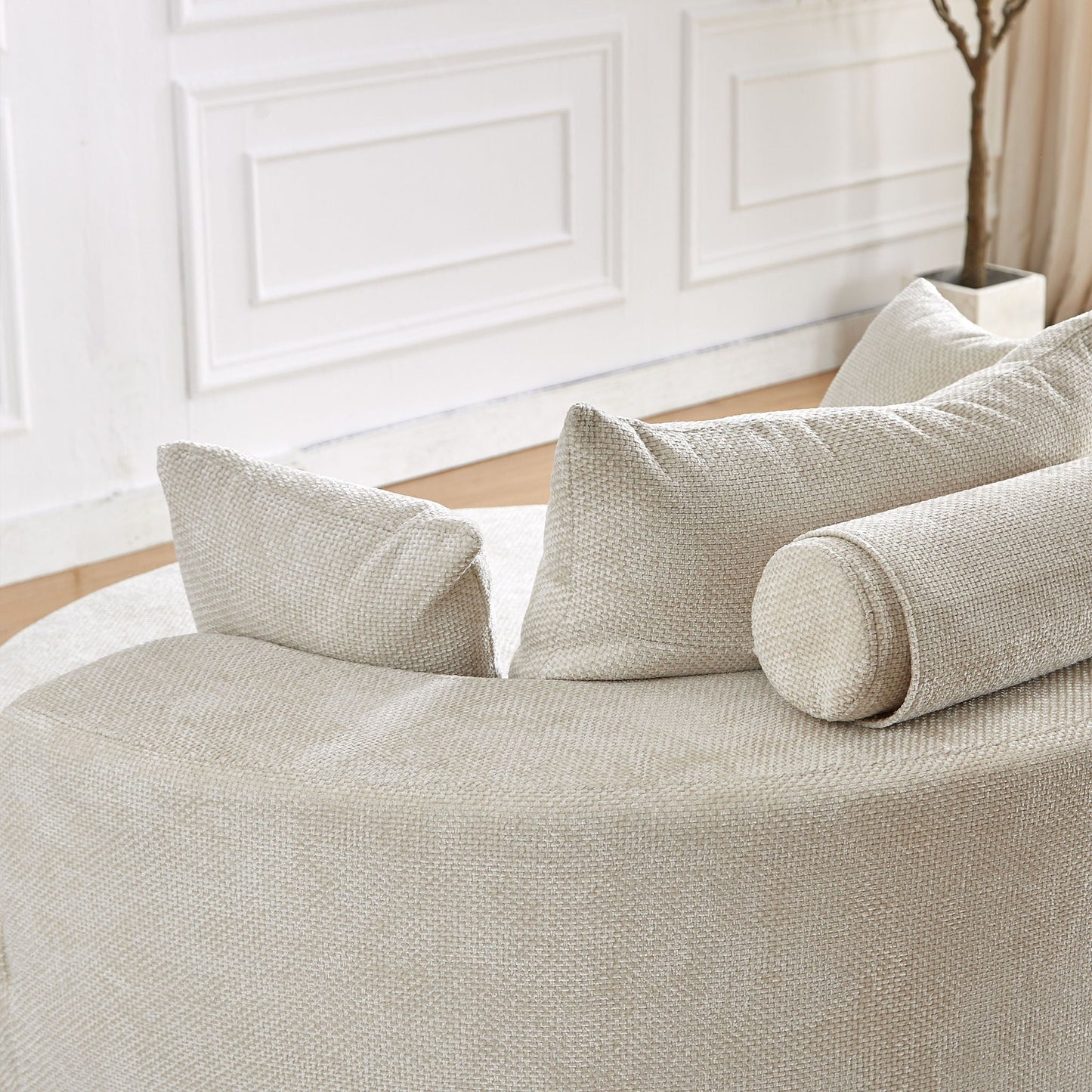 Swivel Chair With Rotating Base For Living Room
