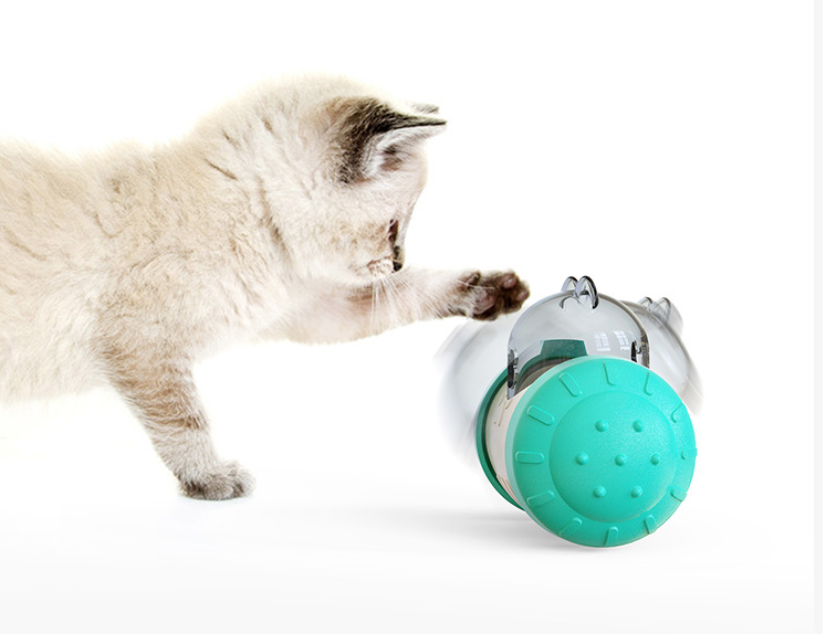 Funny Dog Treat Leaking Wheel Toy - Interactive Play for Dogs, Puppies, and Cats