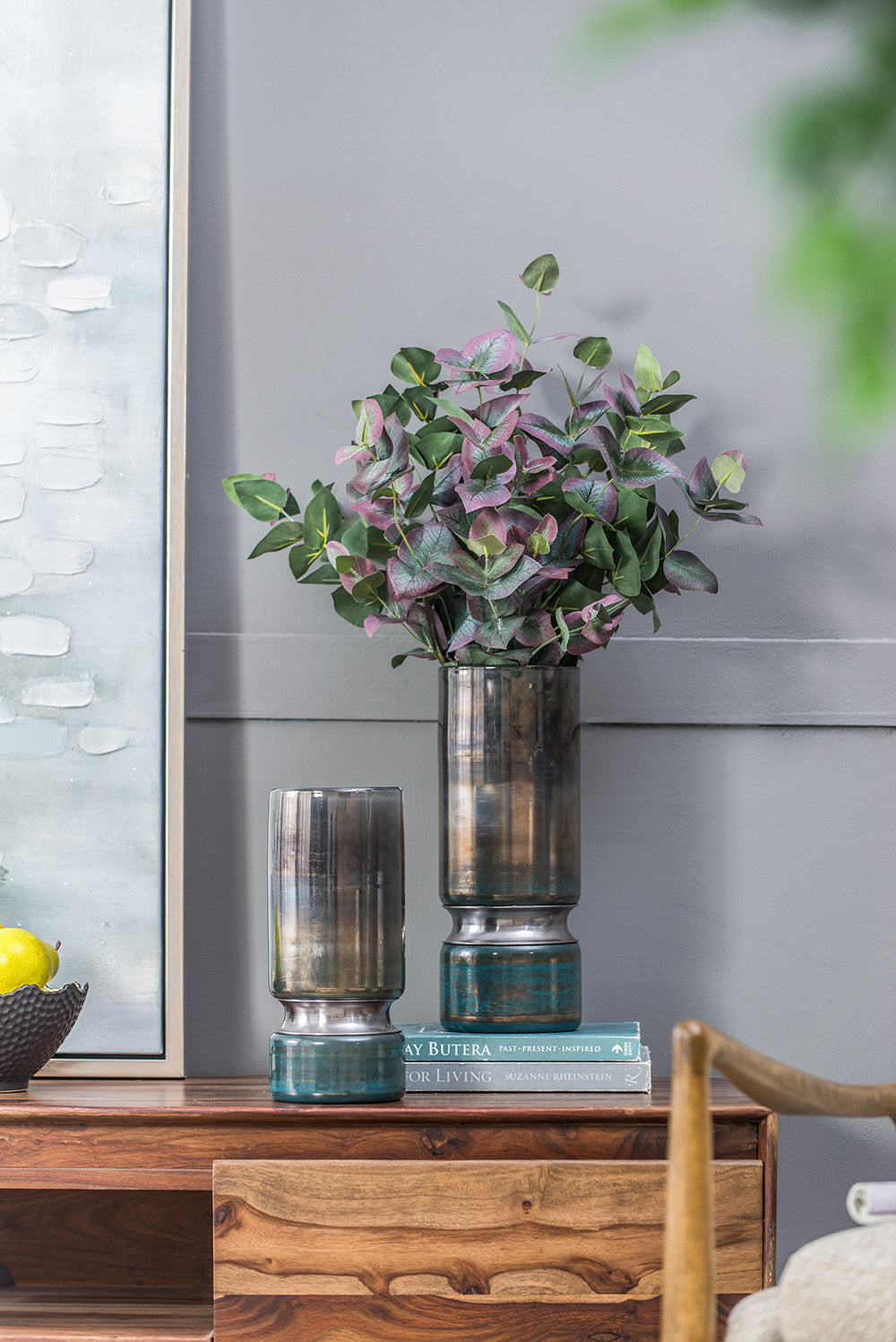 D5.1x13.2" Glass Vase
