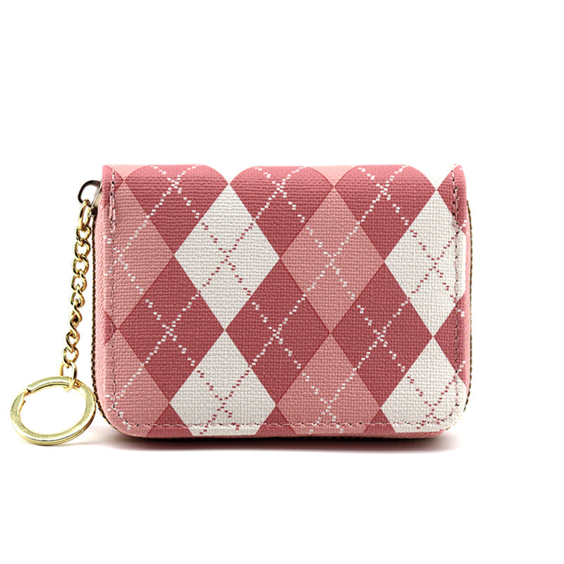 Diamond Zipper Coin Purse Large Capacity