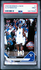 Graded 2025 Topps Bowman U Now AJ Dybantsa #1 Rookie RC Basketball Card PSA 9 Mint