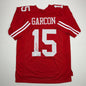 Autographed/Signed Pierre Garcon San Francisco Red Football Jersey Beckett BAS COA