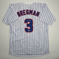 Autographed/Signed Alex Bregman Chicago Pinstripe Baseball Jersey Beckett BAS COA