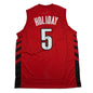 Autographed/Signed Jrue Holiday Portland Red Basketball Jersey Beckett BAS COA