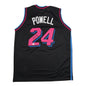 Autographed/Signed Norman Powell Miami Black Vice City Basketball Jersey Beckett BAS COA