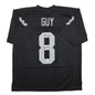 Autographed/Signed Ray Guy HOF 14 Oakland Las Vegas Black Football Jersey JSA COA
