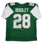 Autographed/Signed Bill Bradley Philadelphia Kelly Green Football Jersey Beckett BAS COA