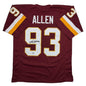 Autographed/Signed Jonathan Allen Washington Maroon Football Jersey JSA COA
