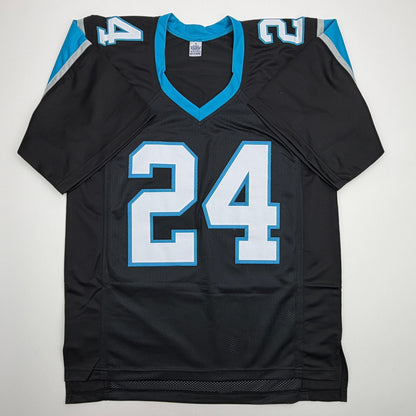 Autographed/Signed Josh Norman Carolina Black Football Jersey JSA COA