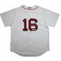 Autographed/Signed Jarren Duran Boston Red Sox White Authentic Baseball Jersey Fanatics & MLB COA
