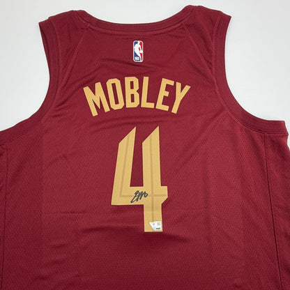 Autographed/Signed Evan Mobley Cleveland Cavaliers Maroon Authentic Basketball Jersey Fanatics COA