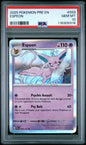 Graded 2025 Pokemon PRE EN Espeon #033 Prismatic Evolutions Trading Card Game PSA 10 Gem Mint