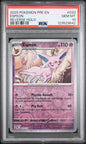 Graded 2025 Pokemon PRE EN Espeon #033 Reverse Holo Prismatic Evolutions Trading Card Game PSA 10 Gem Mint