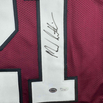 Autographed/Signed Marcus Lattimore South Carolina Maroon College Football Jersey JSA COA