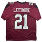 Autographed/Signed Marcus Lattimore South Carolina Maroon College Football Jersey JSA COA