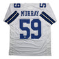 Autographed/Signed Kenneth Murray Jr. Dallas White Football Jersey Beckett BAS COA