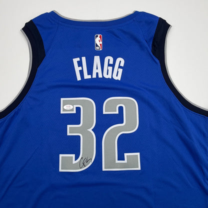 Autographed/Signed Cooper Flagg Dallas Mavericks Royal Blue Authentic Basketball Jersey PSA/DNA COA