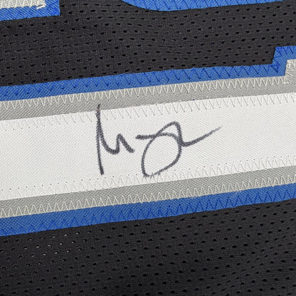 Autographed/Signed Moritz Moe Wagner Orlando Black Basketball Jersey Pristine PA COA