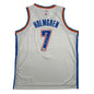 Autographed/Signed Chet Holmgren Oklahoma City OKC Thunder Blue Authentic Basketball Jersey Fanatics COA
